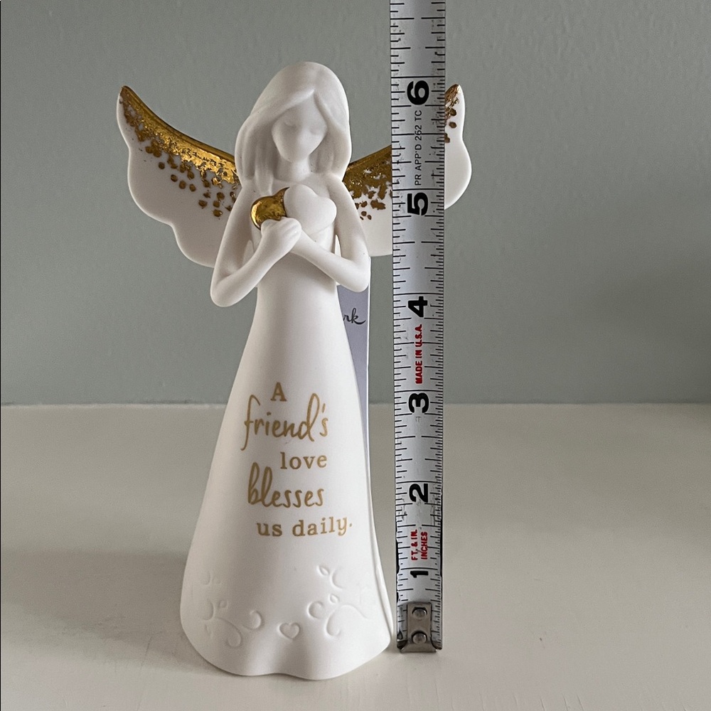 Hallmark White and Gold Angel Figurine - Picture 7 of 8
